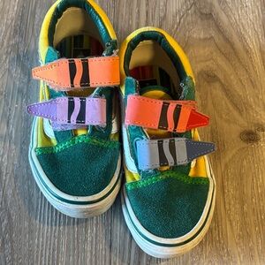 Vans Multicolor Velcro Kids Sneakers